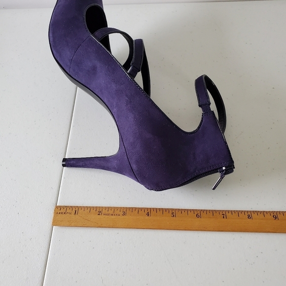 Nine West Jevneo Strappy Pumps Size 12 High Heel Back Zip Shoes Stiletto - Picture 14 of 16